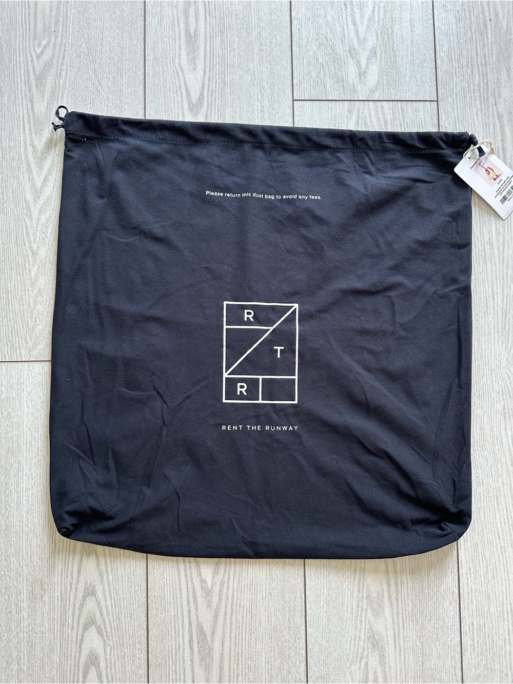 Navy Blue Rent the Runway Dust Bag